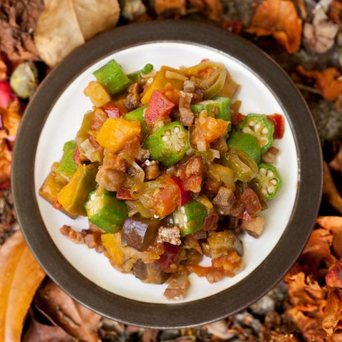 Slow Cooker Root Vegetable Stew